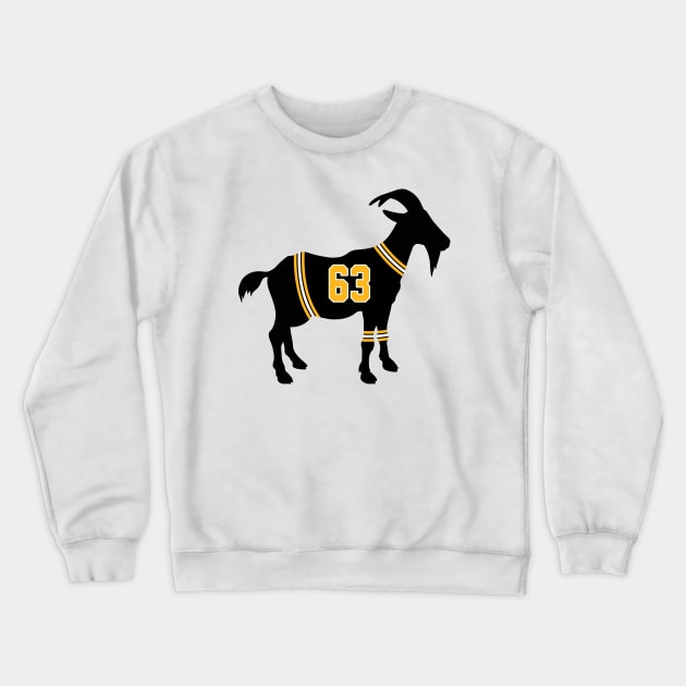 Brad Marchand Boston Bruins Jersey GOAT Crewneck Sweatshirt by cwijeta